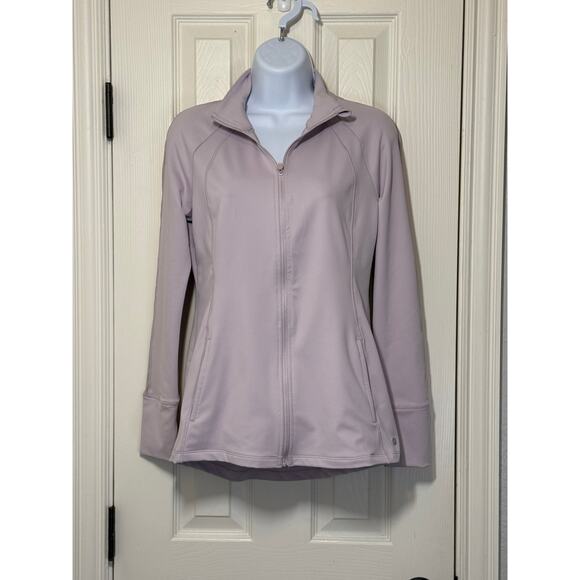 Apana Jackets & Blazers - Apana Lilac Athletic Zip Jacket Small | Minimalist Activewear Scandigirl